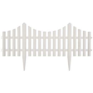 Διαχωριστικό Γκαζόν Φράχτης Λευκός 17 Τεμ. / 10 μ.