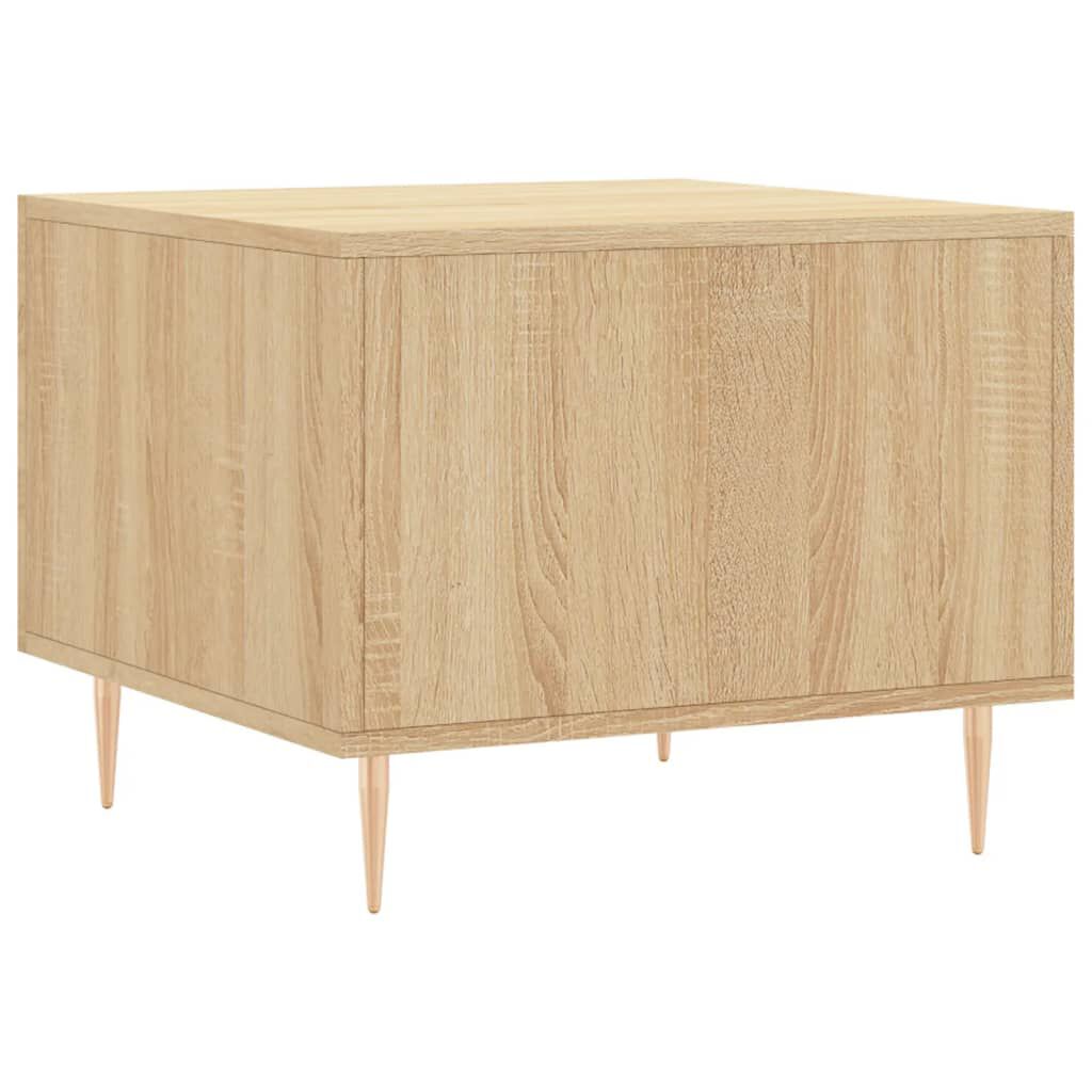 vidaXL Τραπεζάκι Σαλονιού Sonoma Δρυς 50x50x40 εκ. Επεξεργασμένο Ξύλο