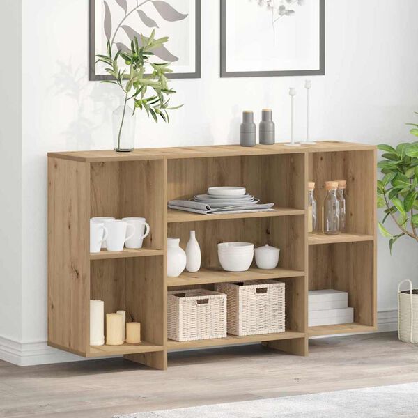 vidaXL &Pi;&lambda;&alpha;ϊ&nu;ό &gamma;&rho;&alpha;&phi;&epsilon;ί&omicron; Artisan Oak 120 x 30 x 75 &epsilon;&kappa; &Epsilon;&pi;&epsilon;&xi;&epsilon;&rho;&gamma;&alpha;&sigma;&mu;έ&nu;&omicron; &xi;ύ&lambda;&omicron;
