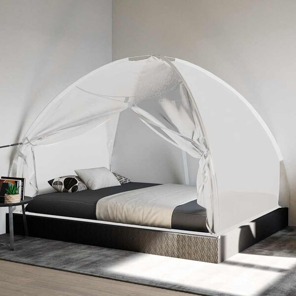 vidaXL Κουνουπιέρα Mongolia με Πόρτες 200 Δίχτυ Λευκό 200x150x140 εκ.