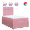 vidaXL &Kappa;&rho;&epsilon;&beta;ά&tau;&iota; Boxspring &mu;&epsilon; &Sigma;&tau;&rho;ώ&mu;&alpha; &Rho;&omicron;&zeta; 120x190 &epsilon;&kappa;. &Beta;&epsilon;&lambda;&omicron;ύ&delta;&iota;&nu;&omicron;