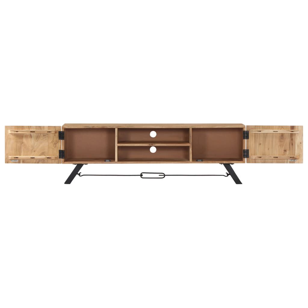 vidaXL Έπιπλο Τηλεόρασης 140 x 30 x 45 εκ. από Μασίφ Ξύλο Ακακίας