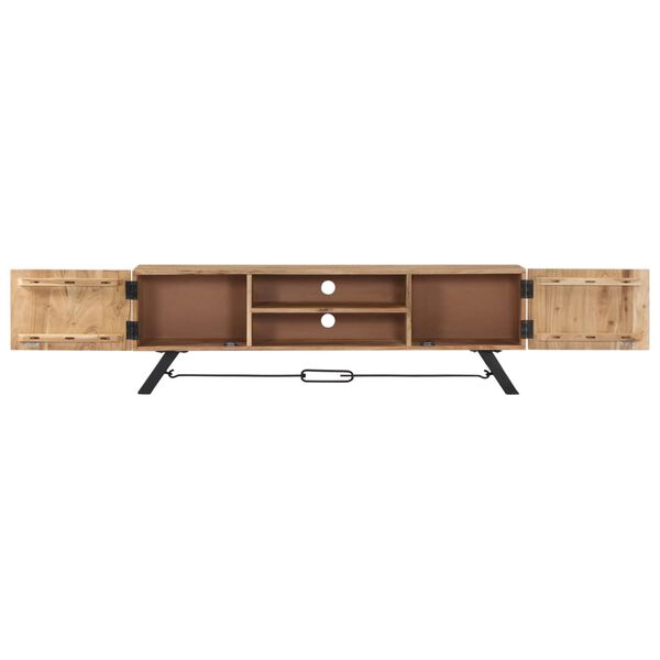 vidaXL Έπιπλο Τηλεόρασης 140 x 30 x 45 εκ. από Μασίφ Ξύλο Ακακίας