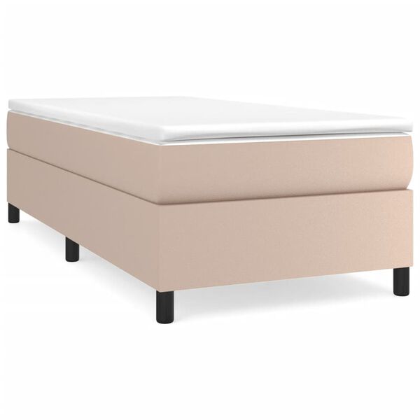 vidaXL &Kappa;&rho;&epsilon;&beta;ά&tau;&iota; Boxspring &mu;&epsilon; &Sigma;&tau;&rho;ώ&mu;&alpha; &Kappa;&alpha;&pi;&omicron;&upsilon;&tau;&sigma;ί&nu;&omicron; 90x190&epsilon;&kappa;.&alpha;&pi;ό &Sigma;&upsilon;&nu;&theta;. &Delta;έ&rho;&mu;&alpha;