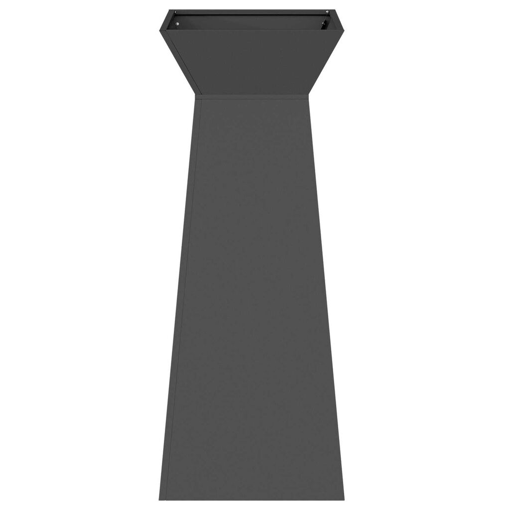 vidaXL Στήριγμα Φυτών Μαύρο Μέταλλο 40 x 40 x 101 cm Διακοσμητικά Ένθετα