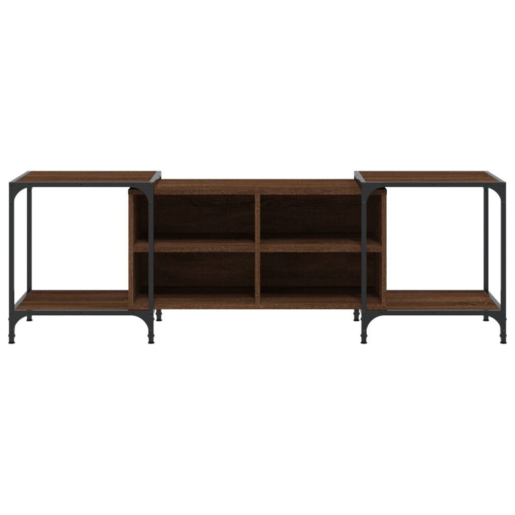 vidaXL Έπιπλο Τηλεόρασης Καφέ Δρυς 153 x 37 x 50 εκ. από Επεξεργ. Ξύλο