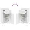 vidaXL Ντουλάπι Μπάνιου TULUM Γυαλιστερό λευκό 37 x 31.5 x 82 εκ