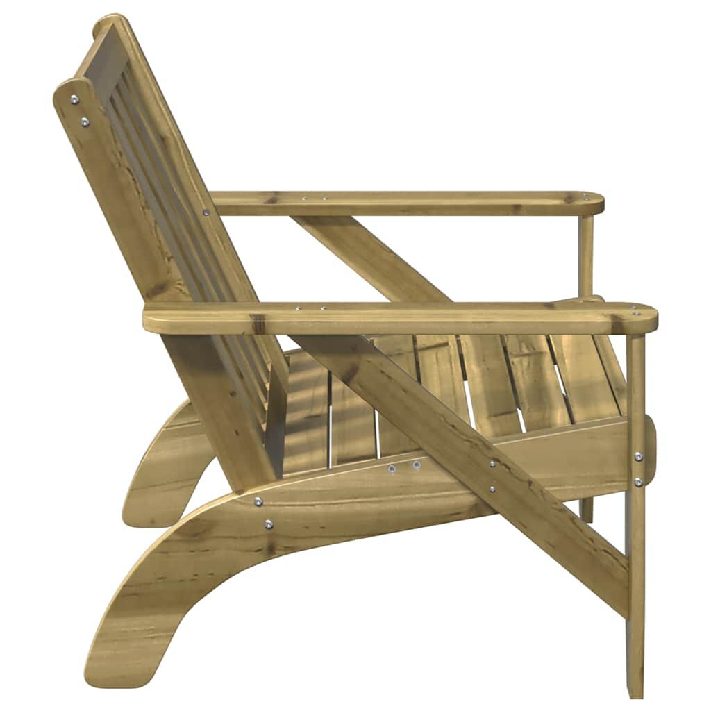vidaXL Καρέκλα κήπου Adirondack 75x77x77 cm Εμποτισμένο ξύλο πεύκο