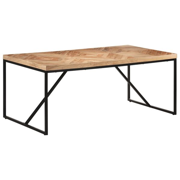 vidaXL Τραπεζαρία 180 x 90 x 76 εκ. από Μασίφ Ξύλο Ακακίας/Μάνγκο