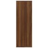 vidaXL Παπουτσοθήκη Καφέ Δρυς 54x34x100,5 εκ. από Επεξεργασμένο Ξύλο