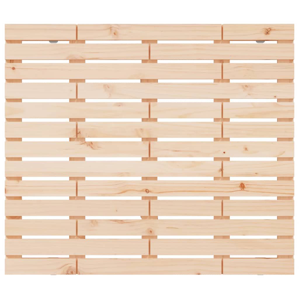 vidaXL Κεφαλάρι Επιτοίχιο 96 x 3 x 91,5 εκ. από Μασίφ Ξύλο Πεύκου