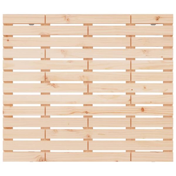 vidaXL Κεφαλάρι Επιτοίχιο 96 x 3 x 91,5 εκ. από Μασίφ Ξύλο Πεύκου