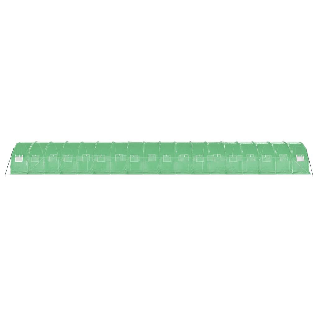 vidaXL Θερμοκήπιο Πράσινο 54 μ² 18 x 3 x 2 μ. με Ατσάλινο Πλαίσιο