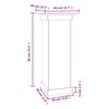 vidaXL Βάση Λουλουδιών 50x27x10 εκ. από Μασίφ Ξύλο Πεύκου