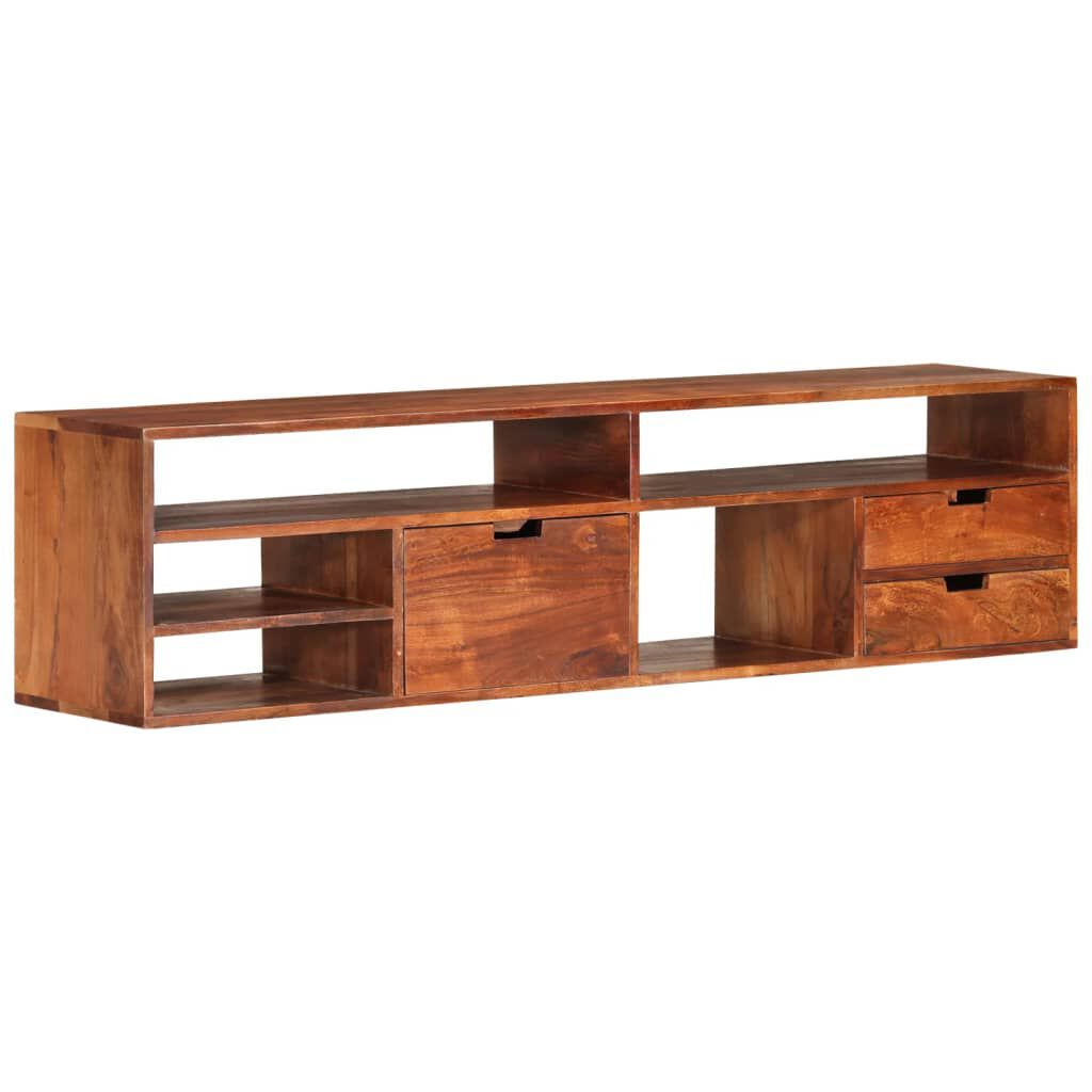 vidaXL Έπιπλο Τηλεόρασης 140 x 30 x 35 εκ. από Μασίφ Ξύλο Ακακίας