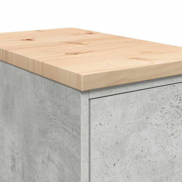 vidaXL ντουλάπι αποθήκευσης γκαράζ 30x51x85 εκ μασίφ ξύλο πεύκο