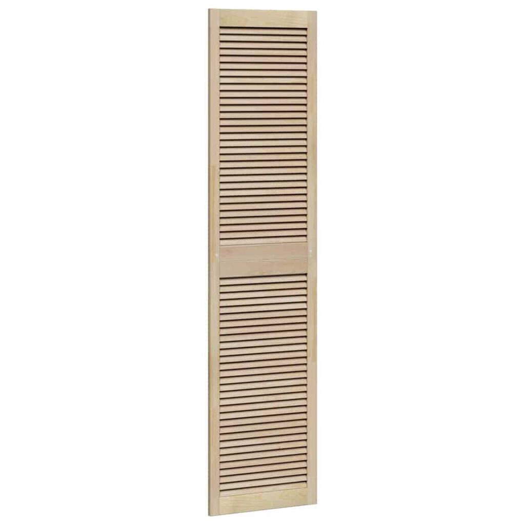 vidaXL Πόρτες Ντουλάπας με πόρτα 4 pcs Καφέ 201 x 49.5 x 2.1 εκ