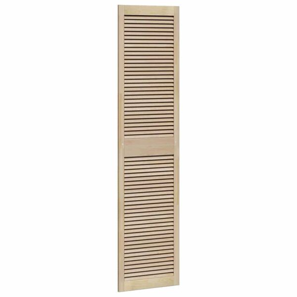 vidaXL Πόρτες Ντουλάπας με πόρτα 4 pcs Καφέ 201 x 49.5 x 2.1 εκ