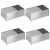 vidaXL &Pi;&epsilon;&rho;ί&gamma;&rho;&alpha;&mu;&mu;&alpha; &gamma;&kappa;&alpha;&zeta;ό&nu; 4 pcs 100 x 60 x 35 cm &Alpha;&tau;&sigma;ά&lambda;&iota; &Alpha;&sigma;&eta;&mu;ί
