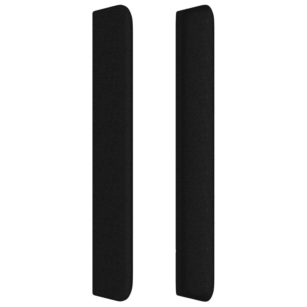 vidaXL Κρεβάτι Boxspring με Στρώμα Μαύρο 160x200 εκ. Υφασμάτινο