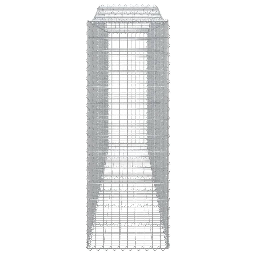 vidaXL Συρματοκιβώτια Τοξωτά 15 τεμ. 400x50x140/160 εκ. Γαλβαν. Ατσάλι