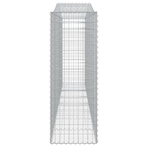 vidaXL Συρματοκιβώτια Τοξωτά 15 τεμ. 400x50x140/160 εκ. Γαλβαν. Ατσάλι