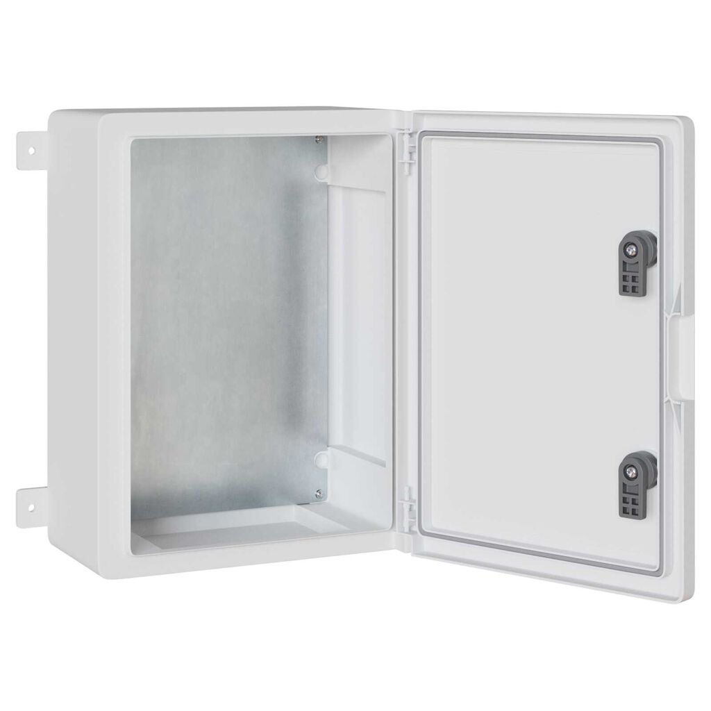 vidaXL Ντουλάπι Ελέγχου Γκρι 30 x 19.5 x 40 εκ. ΑΒΣ Πλαστικό