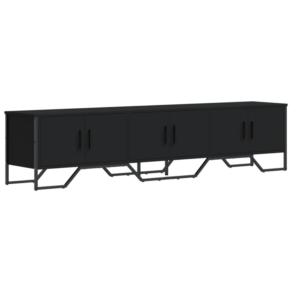 vidaXL Έπιπλο Τηλεόρασης Μαύρο 180x34x41 εκ. από Επεξεργ. Ξύλο