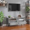 vidaXL Έπιπλο Τηλεόρασης Γκρι Σκυρ. 100 x 34,5 x 44,5 εκ. Επεξ. Ξύλο