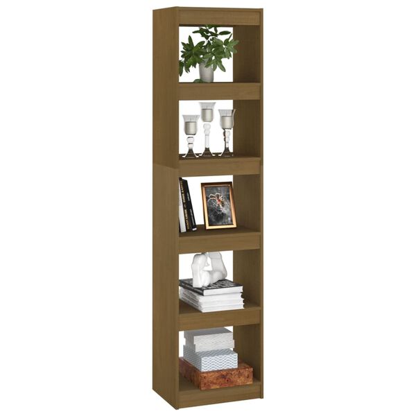 vidaXL Βιβλιοθήκη/Διαχωριστικό Χώρου Μελί 40x30x167,5 εκ. Ξύλο Πεύκου