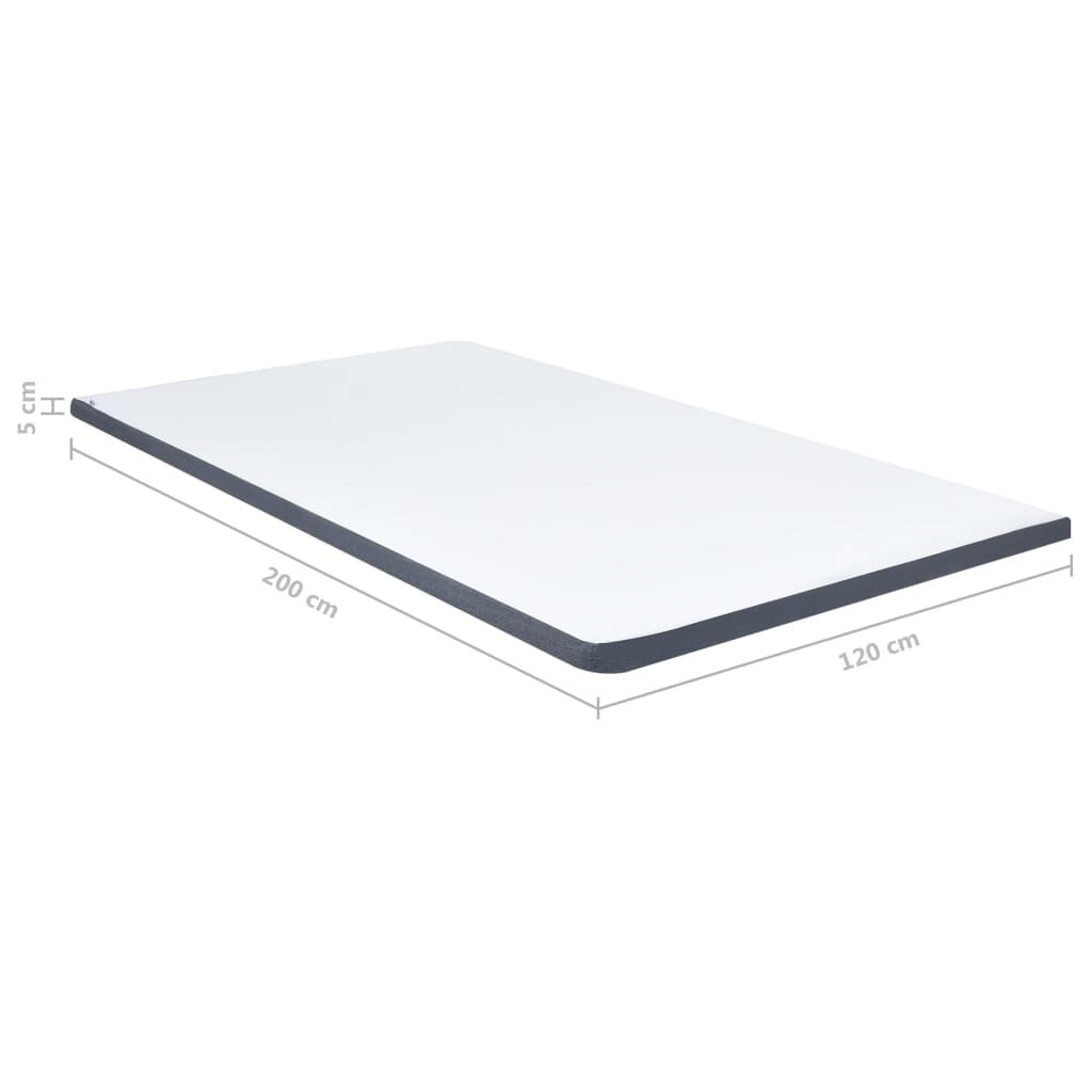 vidaXL Ανώστρωμα για Κρεβάτι Boxspring 200 x 120 x 5 εκ.