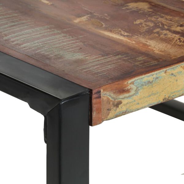 vidaXL Τραπεζαρία 140 x 140 x 75 εκ. από Μασίφ Ανακυκλωμένο Ξύλο