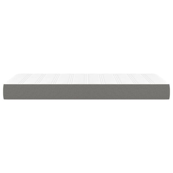 vidaXL Στρώμα με Pocket Springs Σκούρο Γκρι 100x200x20 εκ. Υφασμάτινο
