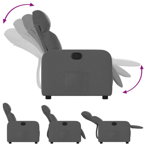 vidaXL &Pi;&omicron;&lambda;&upsilon;&theta;&rho;ό&nu;&alpha; &Alpha;&nu;&alpha;&kappa;&lambda;&iota;&nu;ό&mu;&epsilon;&nu;&eta; &Sigma;&kappa;&omicron;ύ&rho;&omicron; &Gamma;&kappa;&rho;&iota; &Upsilon;&phi;&alpha;&sigma;&mu;ά&tau;&iota;&nu;&eta;