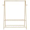 vidaXL Κρεμάστρα Ρούχων με Ράφια 132x45,5x150,5 εκ. Μπαμπού