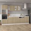 vidaXL Πλαίσιο Πλυντηρίου Πιάτων "Lyon" Sonoma Δρυς 59,5x3x67 εκ. από Τεχνητό Ξύλο