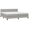 vidaXL &Kappa;&rho;&epsilon;&beta;ά&tau;&iota; Boxspring &mu;&epsilon; &Sigma;&tau;&rho;ώ&mu;&alpha; &Alpha;&nu;&omicron;&iota;&chi;&tau;ό &Gamma;&kappa;&rho;&iota; 200x200 &epsilon;&kappa;. &Upsilon;&phi;&alpha;&sigma;&mu;ά&tau;&iota;&nu;&omicron;