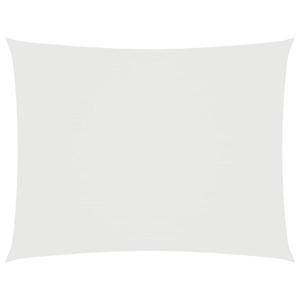 vidaXL Πανί Σκίασης Ορθογώνιο Λευκό 2,5 x 3,5 μ. από Ύφασμα Oxford