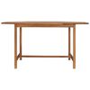 vidaXL Τραπέζι Κήπου 150 x 150 x 75 εκ. από Μασίφ Ξύλο Teak