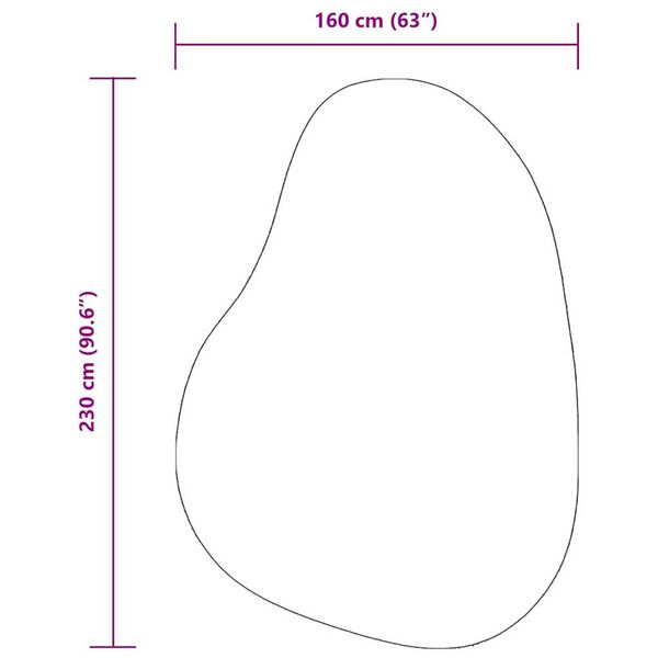 vidaXL Χαλί Άμμος 160 x 230 cm Πολυεστέρας