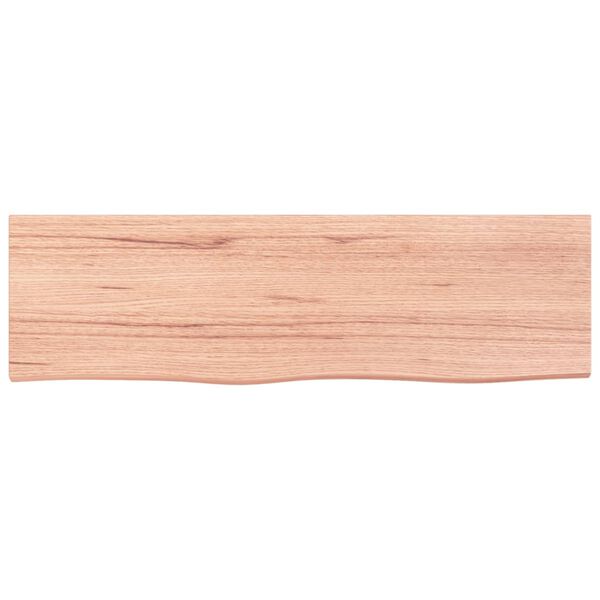 vidaXL Πάγκος Μπάνιου Αν. Καφέ 100x30x(2-6) εκ. Επεξεργ. Μασίφ Ξύλο