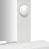 vidaXL Τραπέζι περιποίησης Λευκό 50 x 41 x 140 εκ. Επεξεργασμένο ξύλο