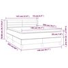 vidaXL &Kappa;&rho;&epsilon;&beta;ά&tau;&iota; Boxspring &mu;&epsilon; &Sigma;&tau;&rho;ώ&mu;&alpha; &Mu;&alpha;ύ&rho;&omicron; 140x200 &epsilon;&kappa;. &Beta;&epsilon;&lambda;&omicron;ύ&delta;&iota;&nu;&omicron;