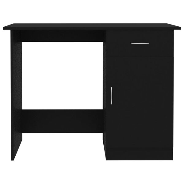 vidaXL Γραφείο Μαύρο 100 x 50 x 76 εκ. από Επεξ. Ξύλο