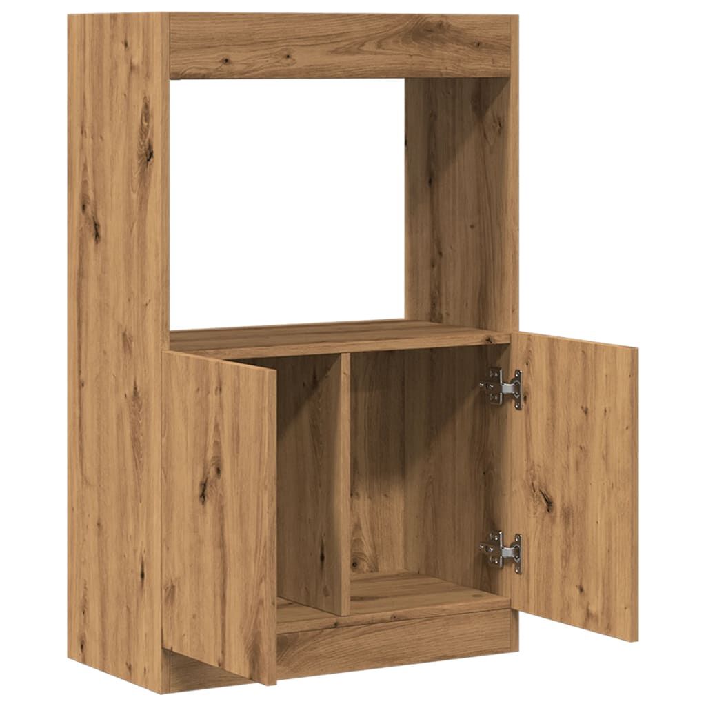 vidaXL Ντουλάπι Αρτισιανή Δρυς 63x33x100 εκ. από Επεξεργασμένο Ξύλο
