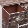 vidaXL Ντουλάπι με 10 Συρτάρια Καφέ 113 x 30 x 79 εκ. από Ξύλο