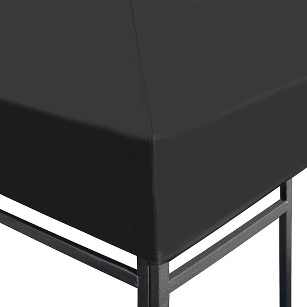 vidaXL Κάλυμμα για Κιόσκι Γκρι 3 x 3 μ. 310 γρ./μ²
