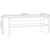 vidaXL Τραπεζάκι Σαλονιού Γκρι Sonoma 100x40x40 εκ. Επεξεργασμένο Ξύλο