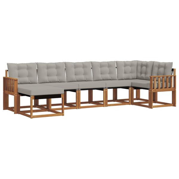 vidaXL &Sigma;&epsilon;&iota;&rho;ά &Kappa;&alpha;&nu;&alpha;&pi;έ &Epsilon;&xi;&omega;&tau;&epsilon;&rho;&iota;&kappa;&omicron;ύ 7 pcs &Phi;&upsilon;&sigma;&iota;&kappa;ό &kappa;&alpha;&iota; &Alpha;&nu;&omicron;&iota;&chi;&tau;ό &Gamma;&kappa;&rho;&iota;