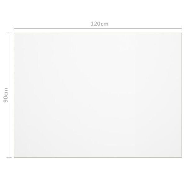 vidaXL Προστατευτικό Τραπεζιού Ματ 120 x 90 εκ. / 1,6 χιλ. από PVC